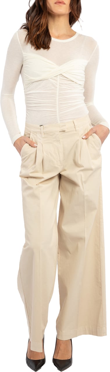 Pinko Trousers Beige Beige