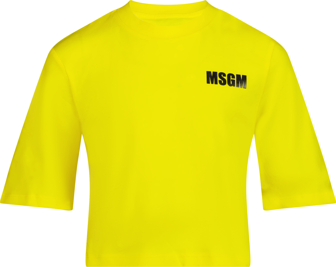 MSGM MSGM Kinder T-Shirt Geel Geel