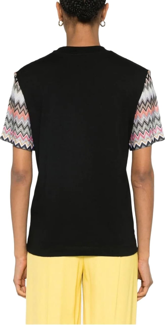 Missoni short sleeve t-shirt black Zwart