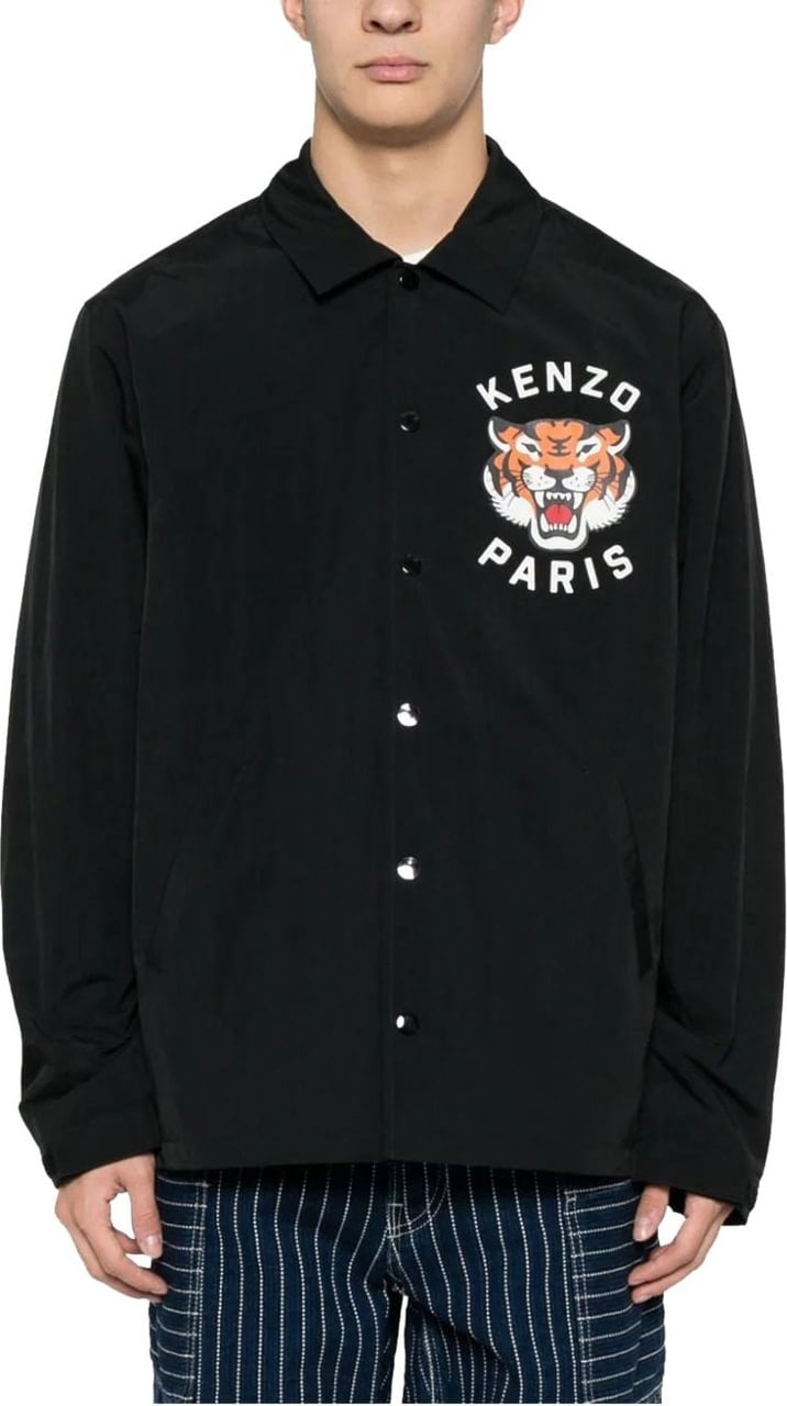 Kenzo jacket black Zwart