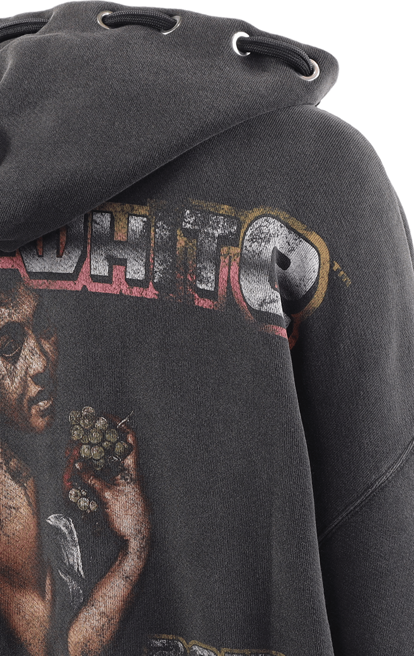 OFF-WHITE Digit Bacchus hoodie Zwart