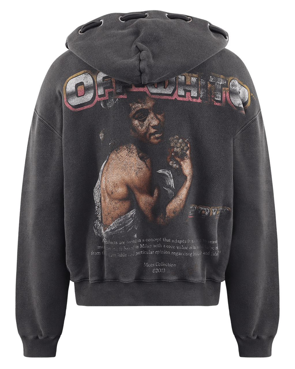 OFF-WHITE Digit Bacchus hoodie Zwart