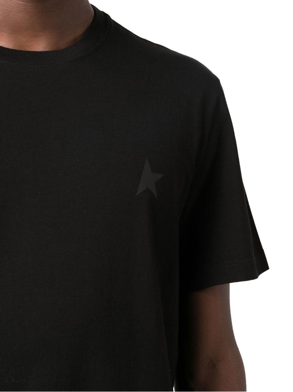 Golden Goose star ms regular t-shirt black Zwart