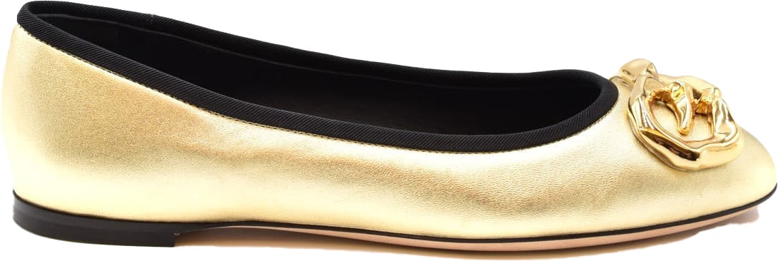 Giuseppe Zanotti Ballet Flats Gold Goud