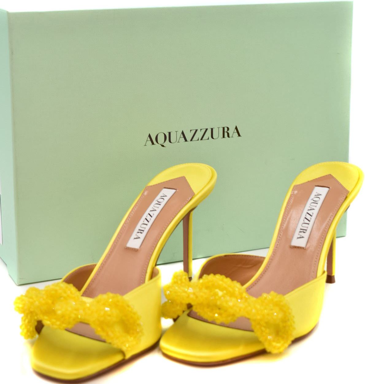 Aquazzura Sandals Yellow Geel