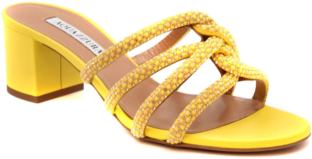 Aquazzura Sandals Yellow Geel