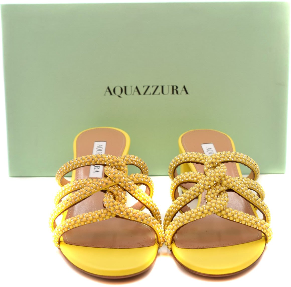 Aquazzura Sandals Yellow Geel