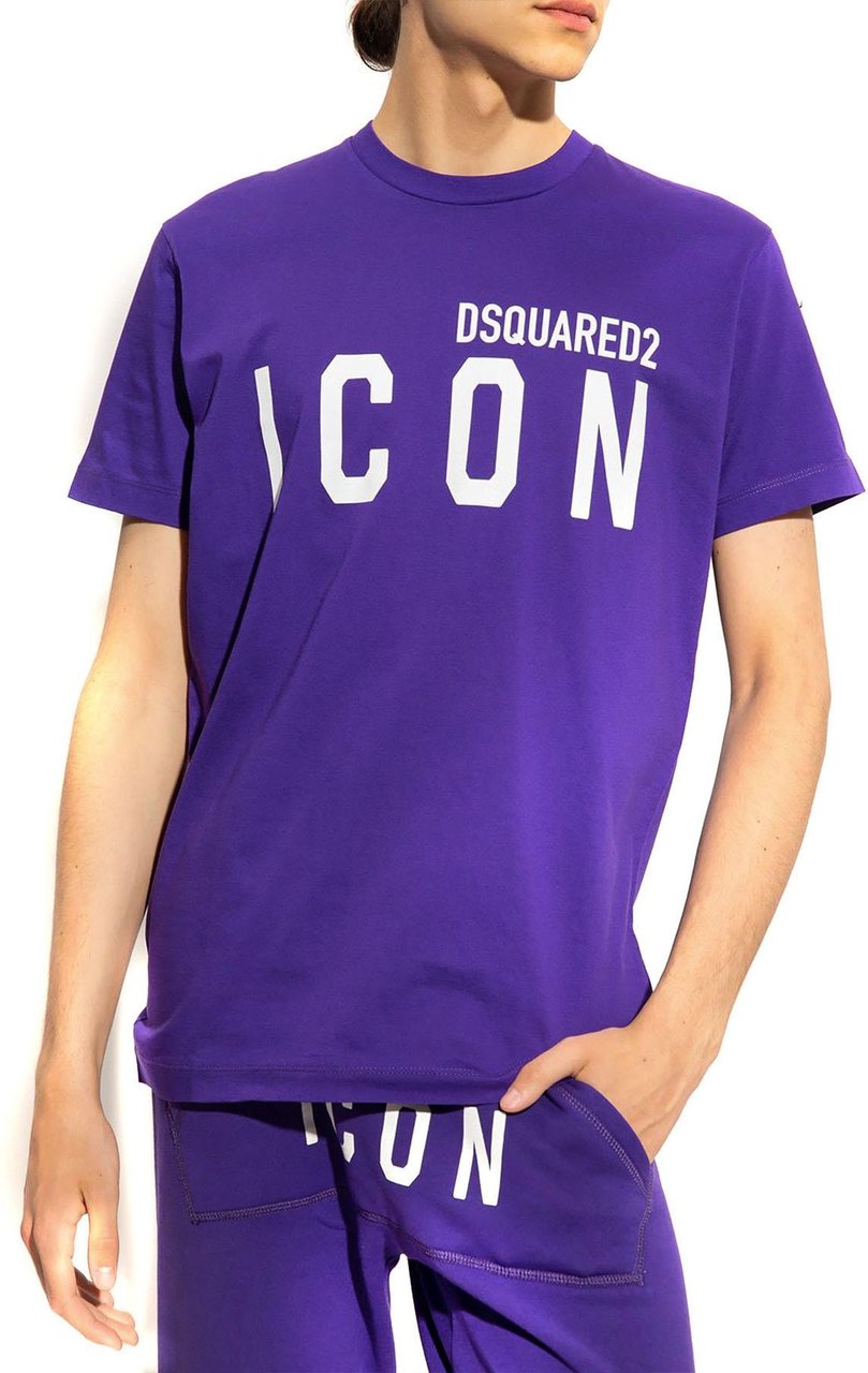 Dsquared2 T-shirt Purple Paars
