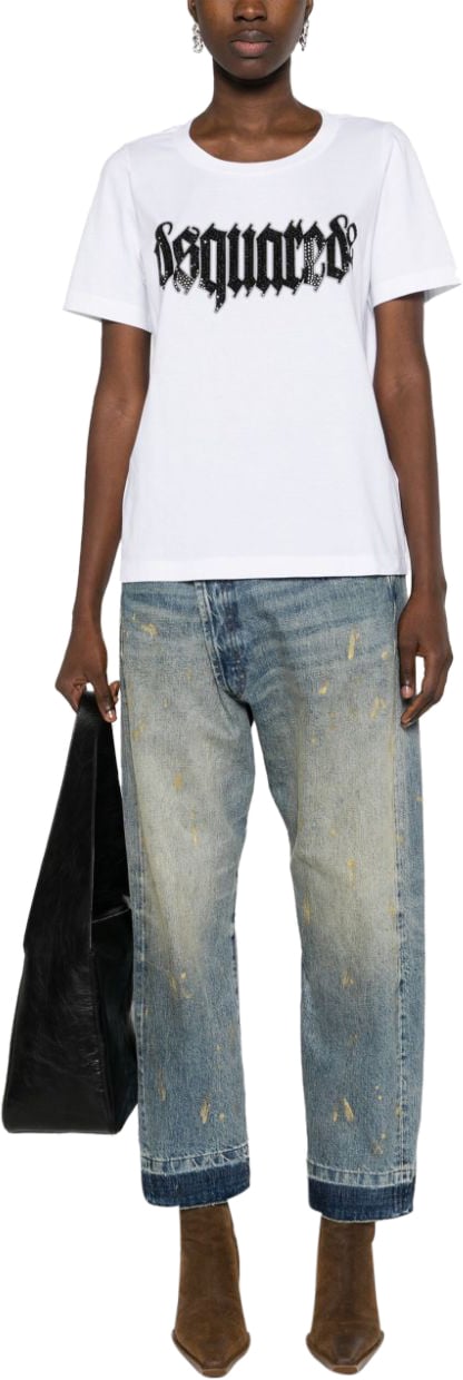 Dsquared2 T-shirts And Polos White Wit