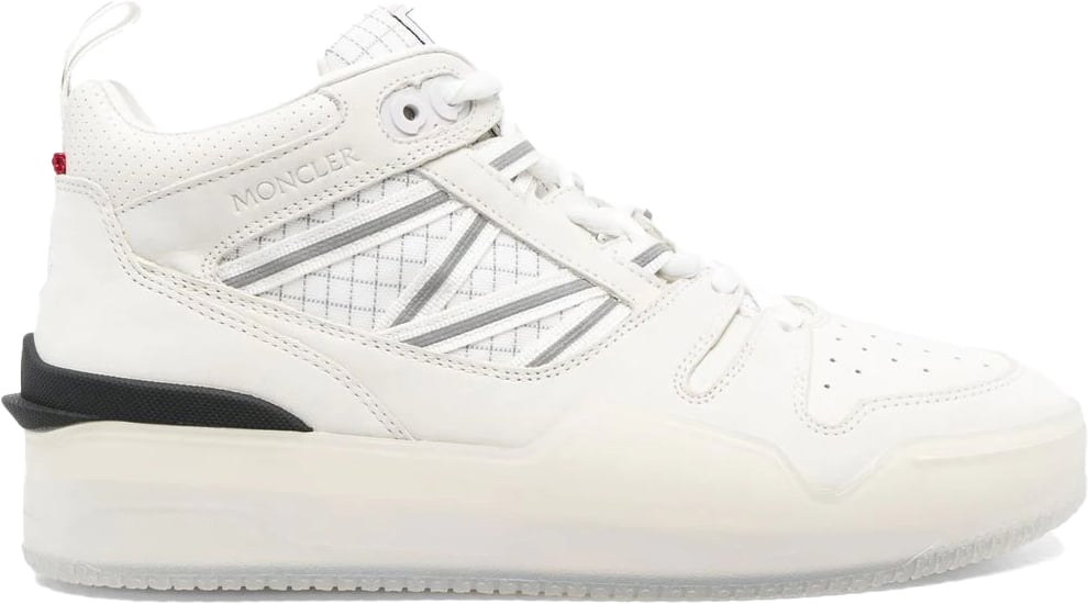 Moncler Moncler Pivot Leather Sneakers Wit