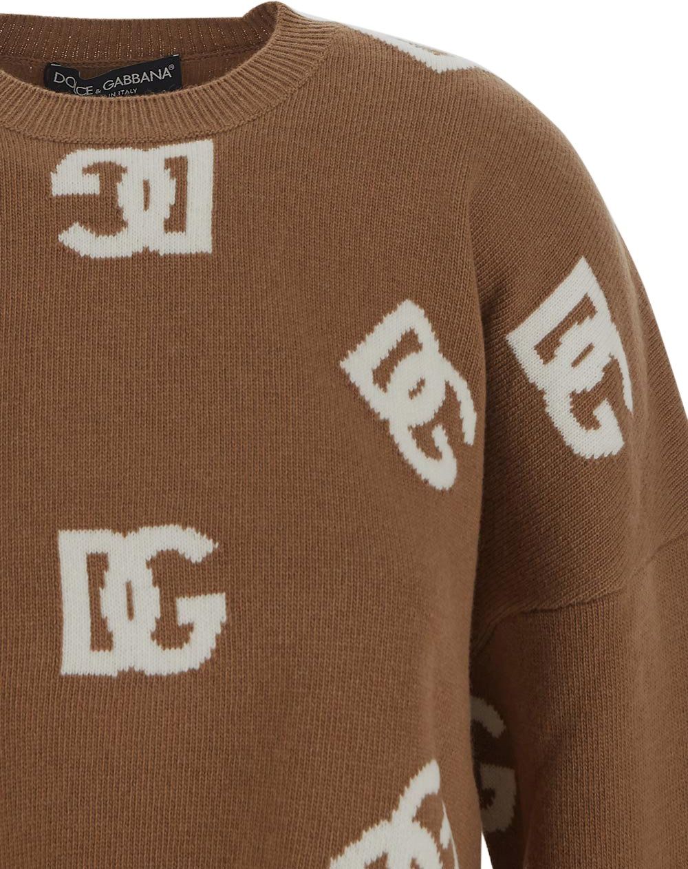 Dolce & Gabbana Sweaters Camel Beige Beige