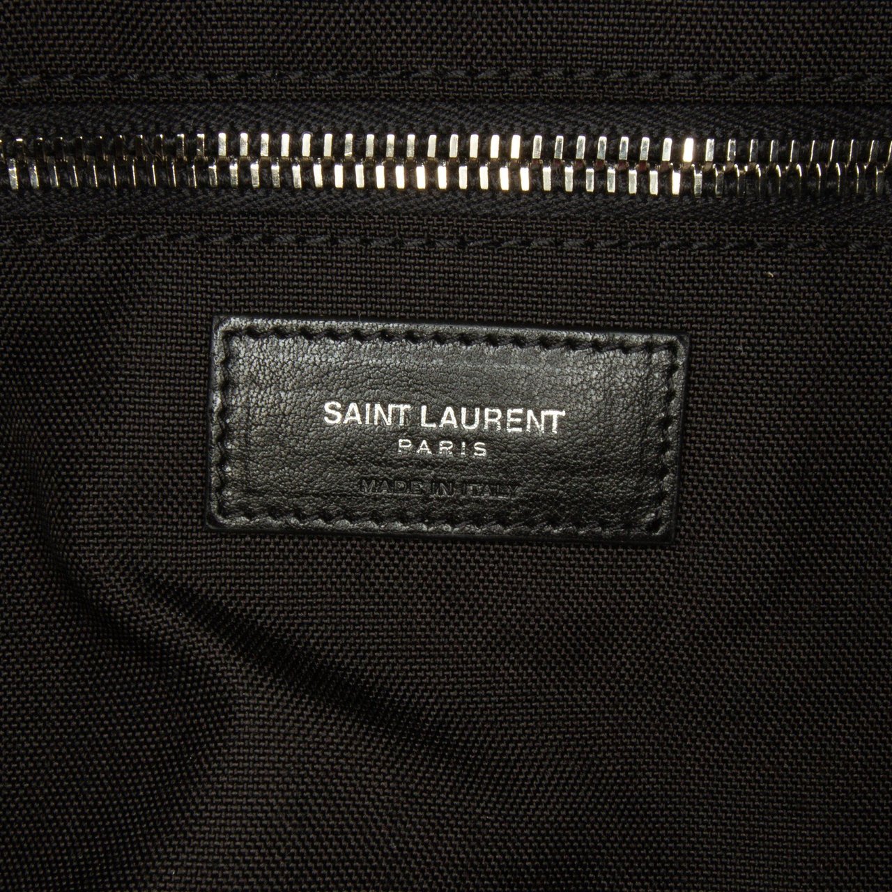 Saint Laurent American Flag Canvas Travel Bag Wit