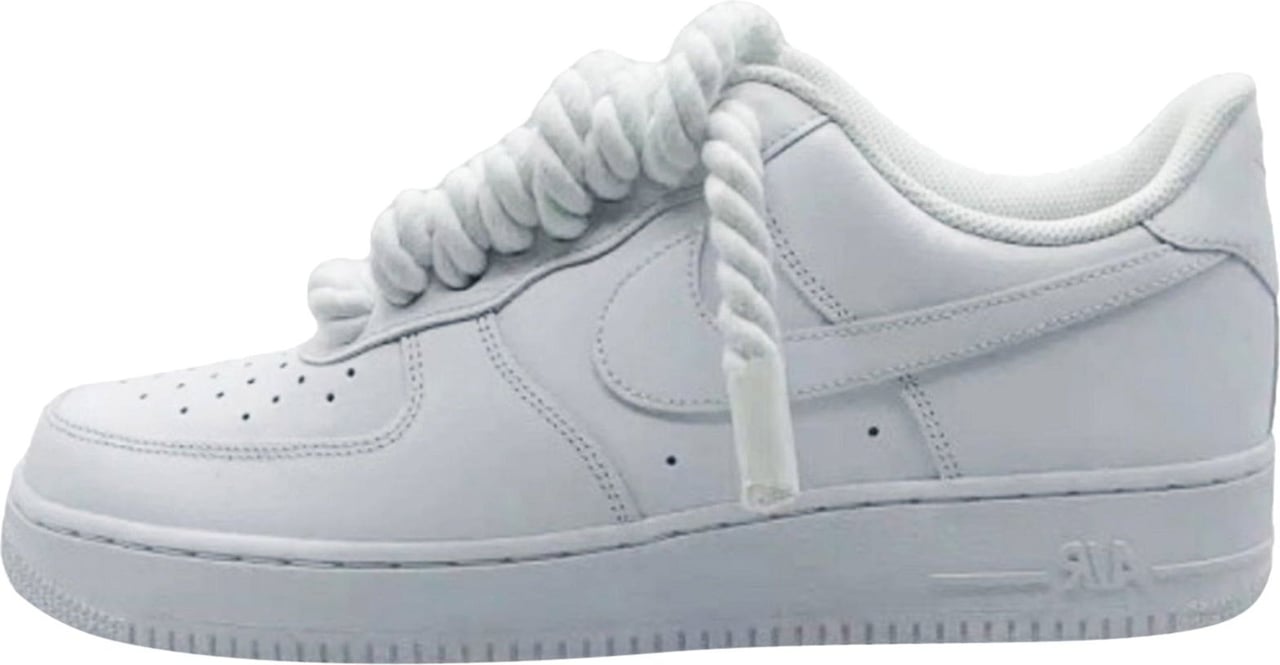 Nike Nike Air Force 1 Low Rope Laces White Custom Divers