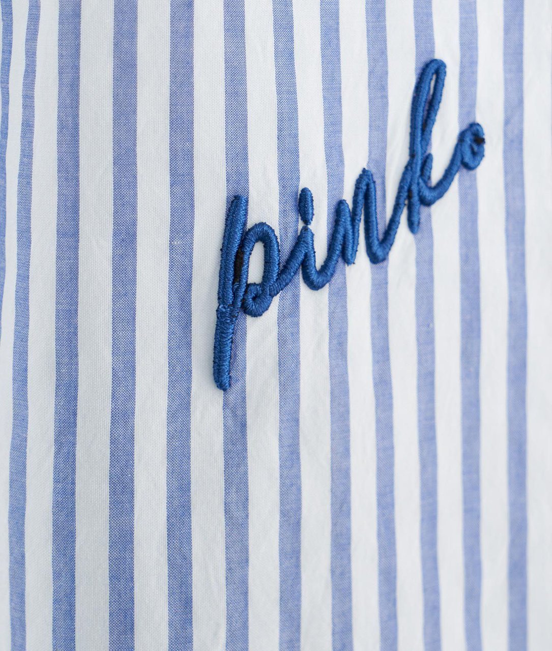 Pinko Striped blouse "Canterno" Blauw