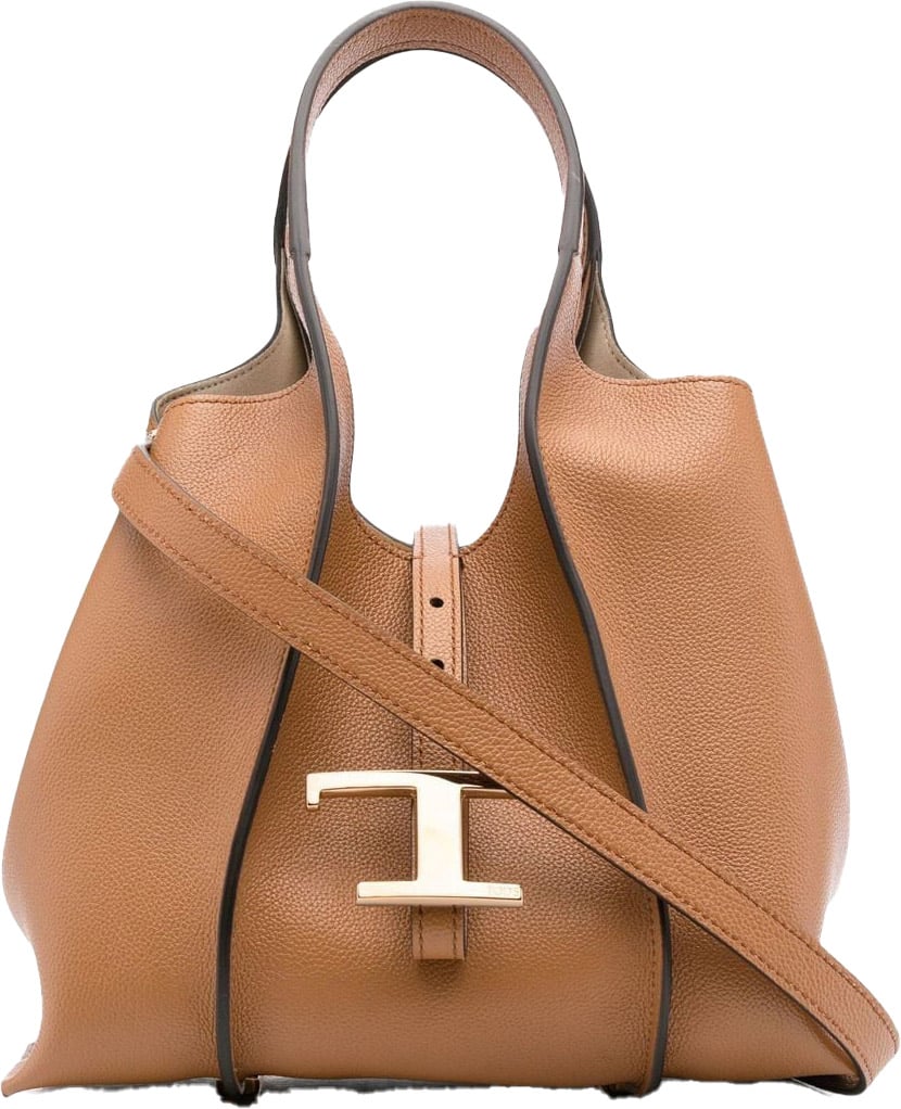 Tod's Bags Leather Brown Bruin