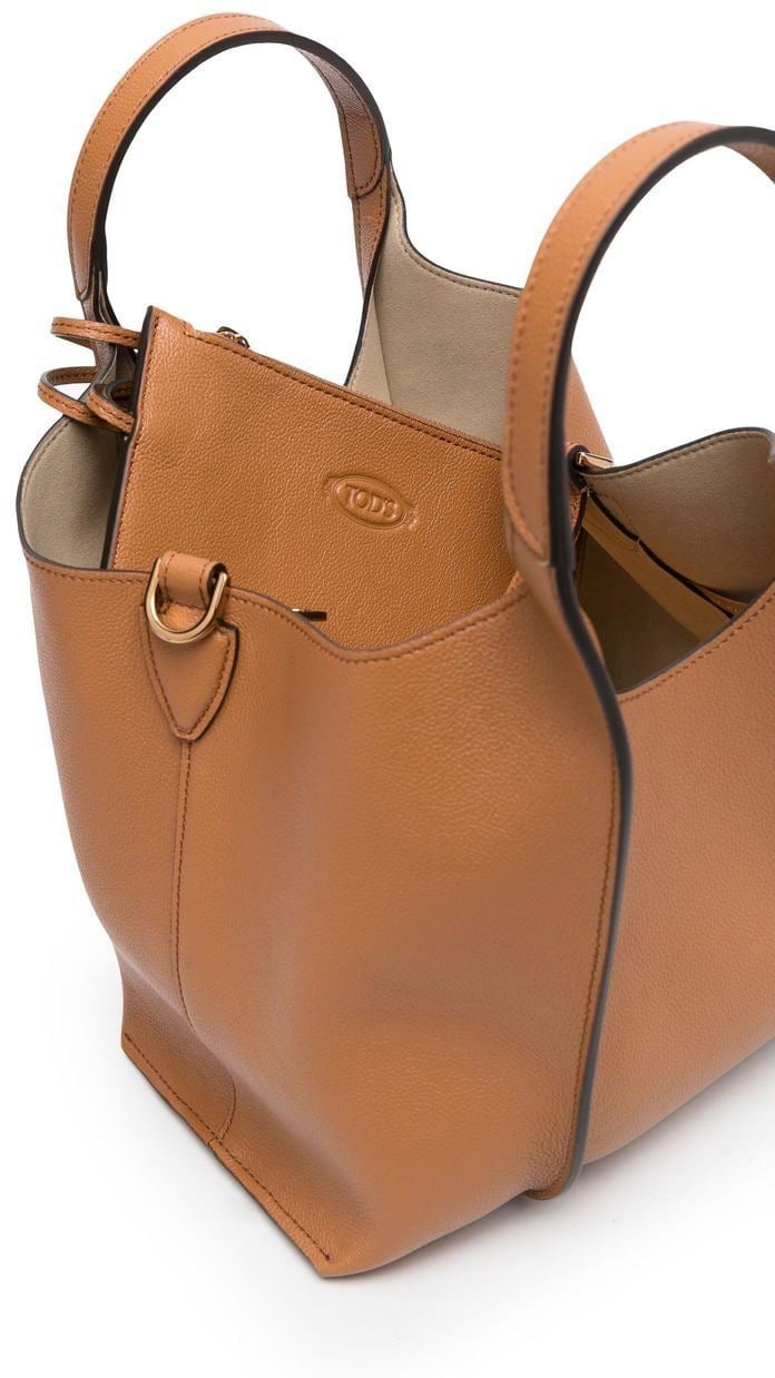 Tod's Bags Leather Brown Bruin