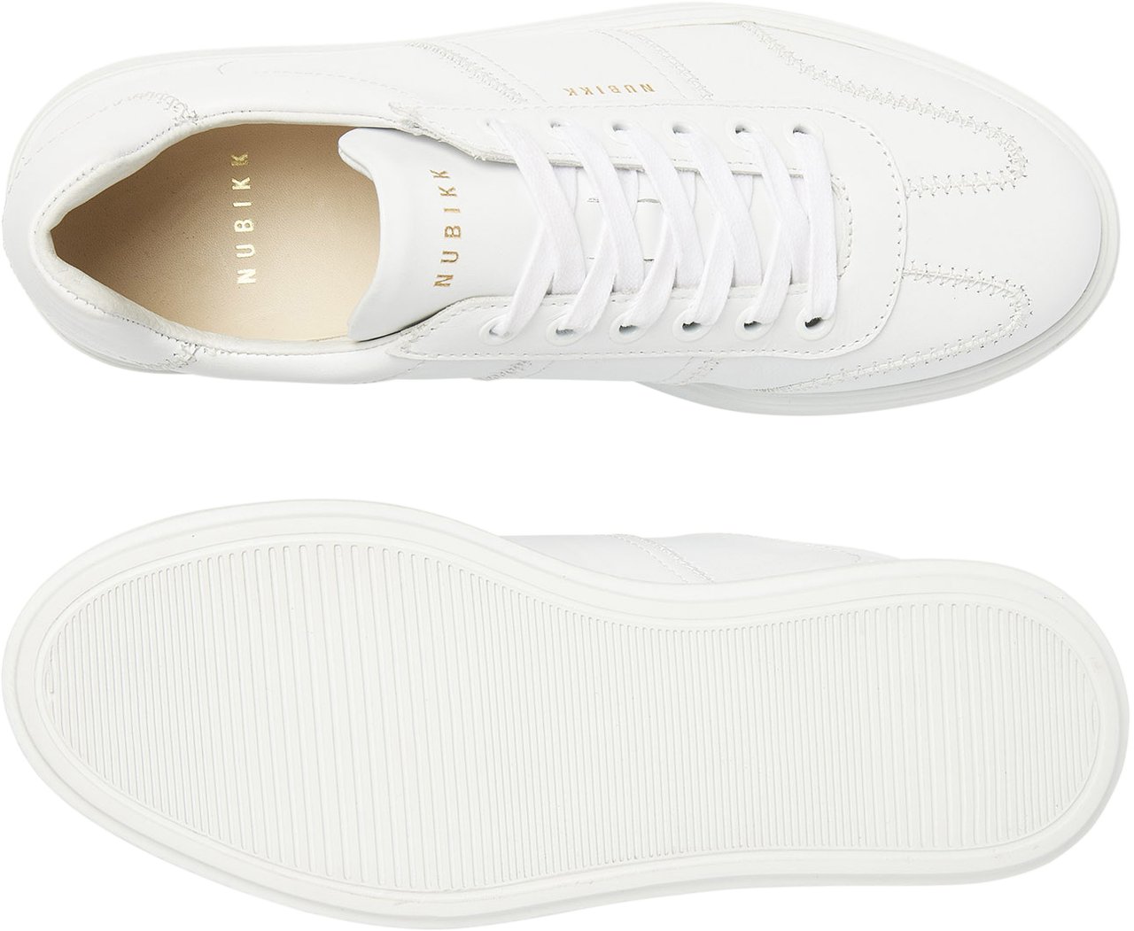 Nubikk Dames Elise Wing II Sneaker Wit Wit