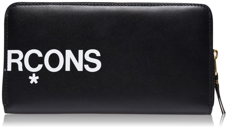 Comme des Garçons Huge Logo Wallet Zwart