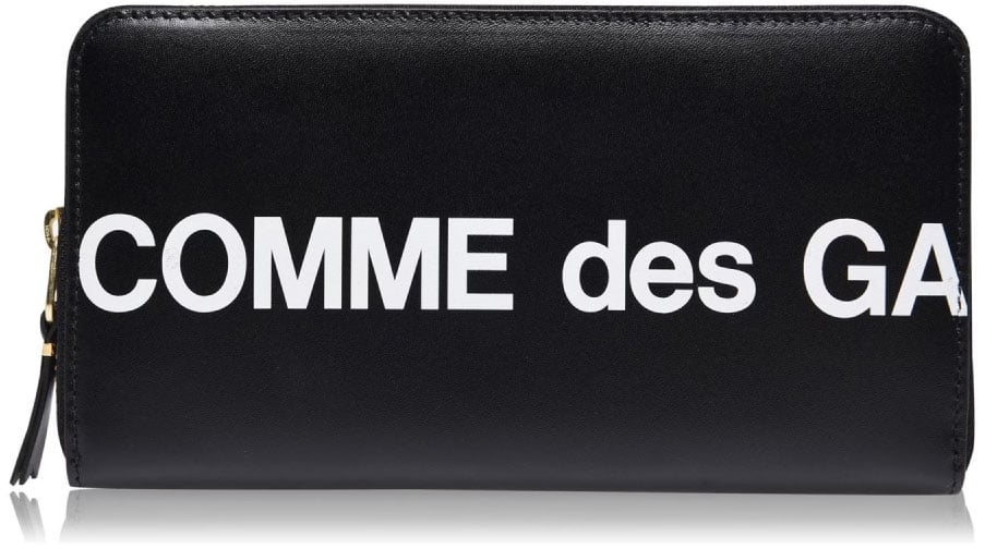 Comme des Garçons Huge Logo Wallet Zwart