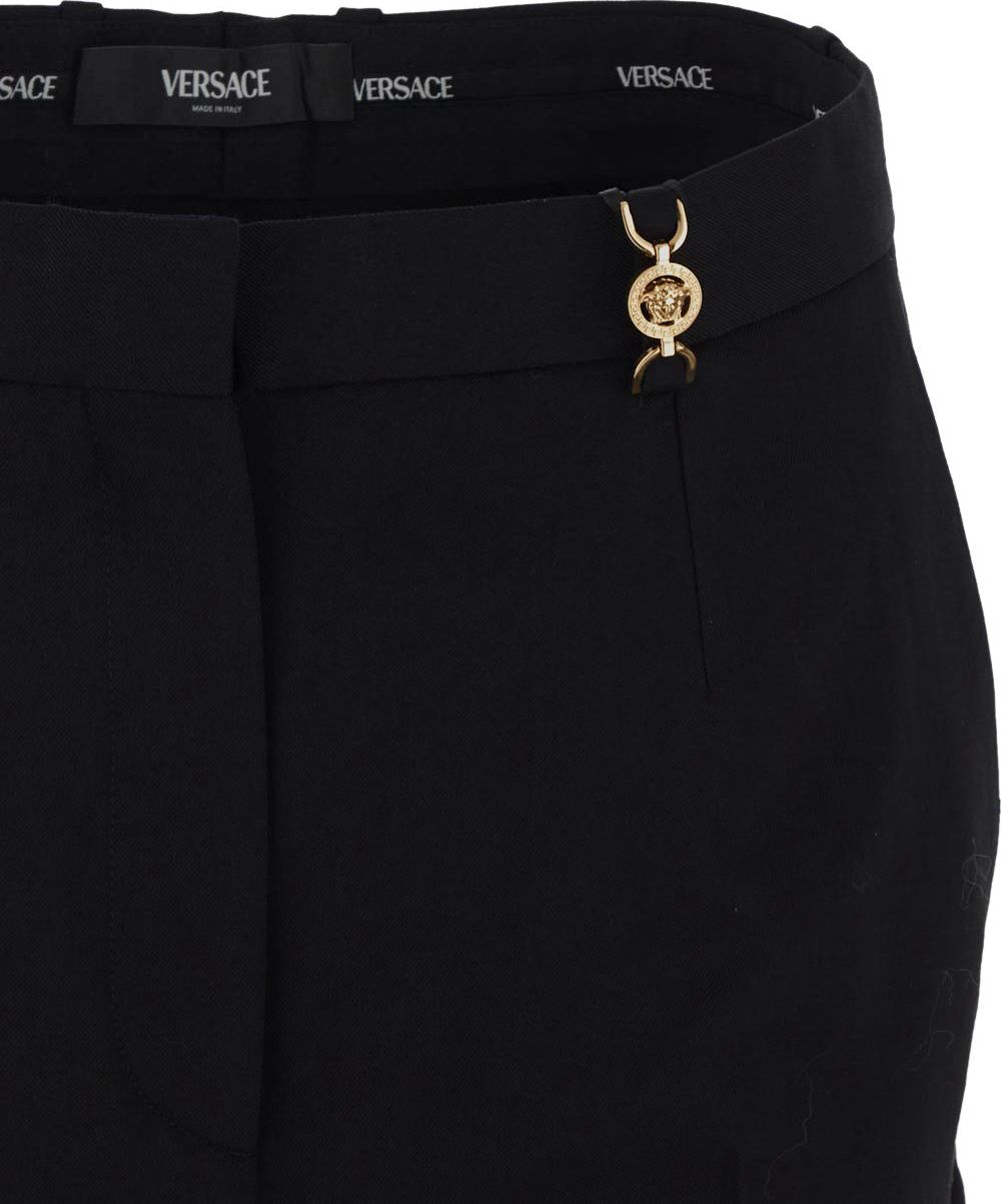 Versace Cotton Shorts Zwart