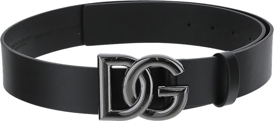 Dolce & Gabbana Logo Belt Zwart