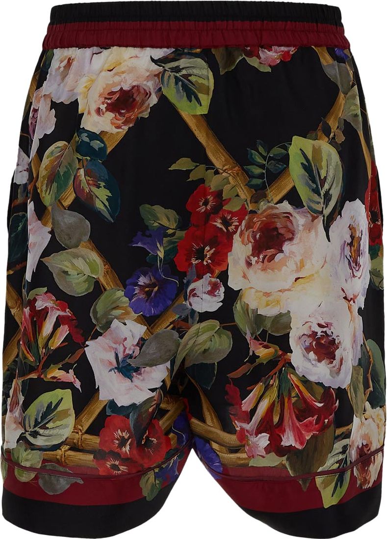 Dolce & Gabbana Silk Shorts Divers