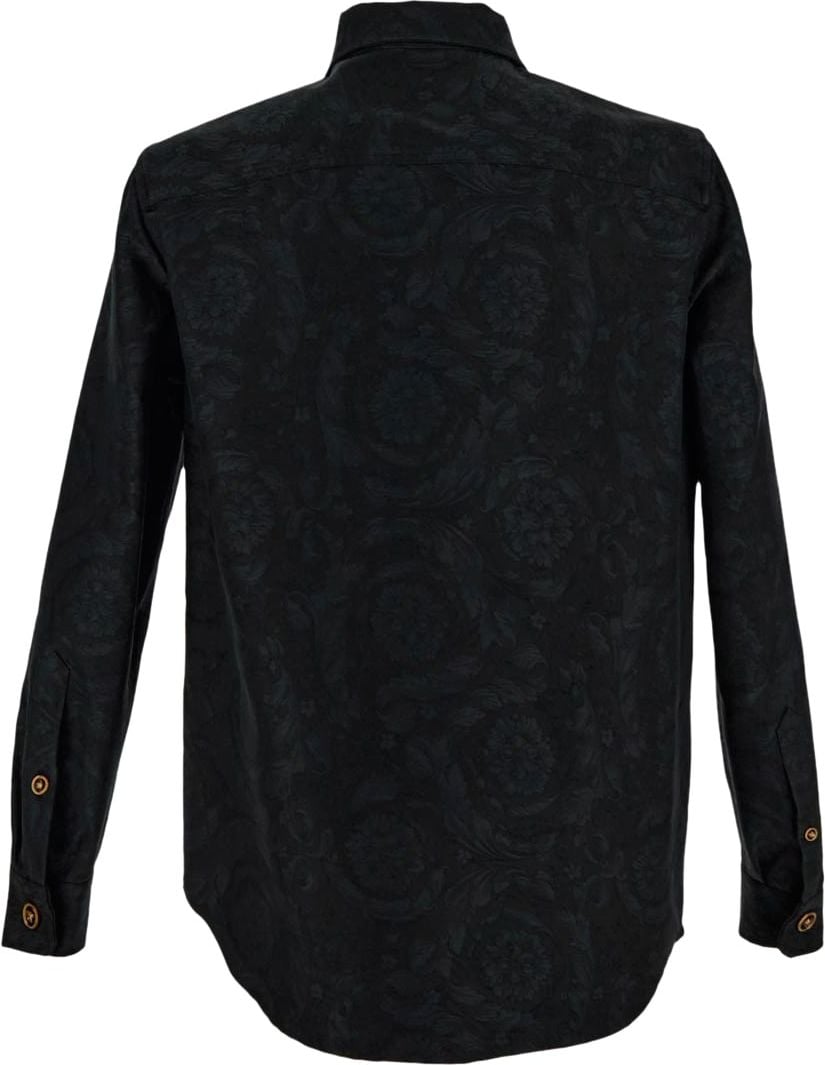 Versace Cotton Shirt Zwart