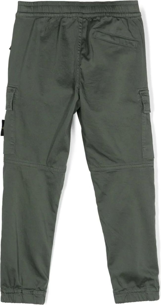 Stone Island pantalone regular tapered darkgreen Groen