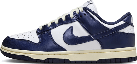 Nike Nike Dunk Low Vintage Navy Wit