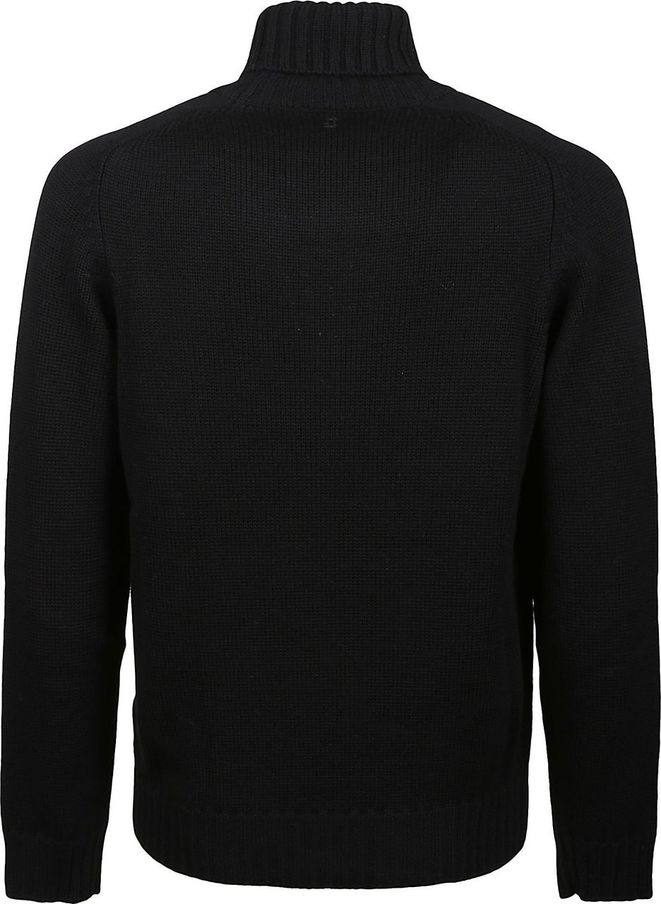 Dondup Turtleneck Sweater Black Zwart