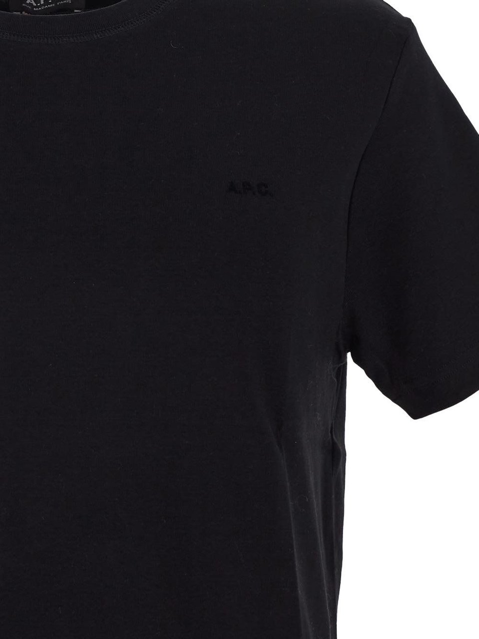 A.P.C. Cotton T-shirt Zwart
