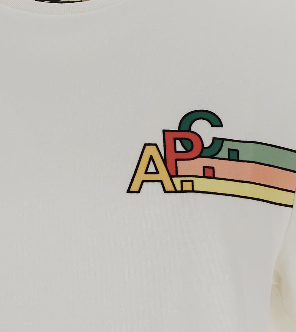 A.P.C. Logo T-Shirt Wit