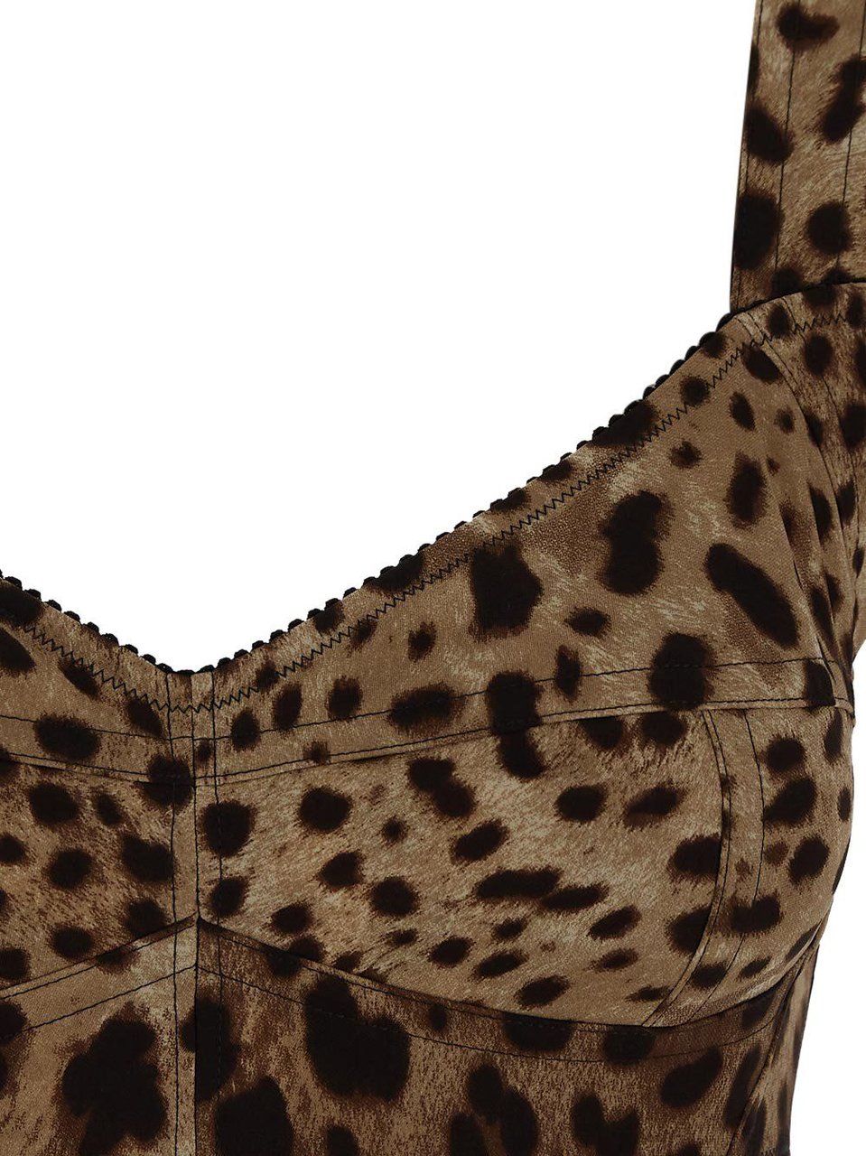 Dolce & Gabbana Leopard Top Bruin