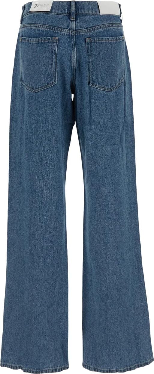 7 For All Mankind Lyocell Trouser Blauw