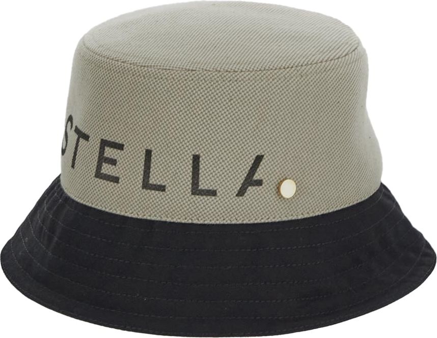 Stella McCartney Logo Bucket Bag Beige