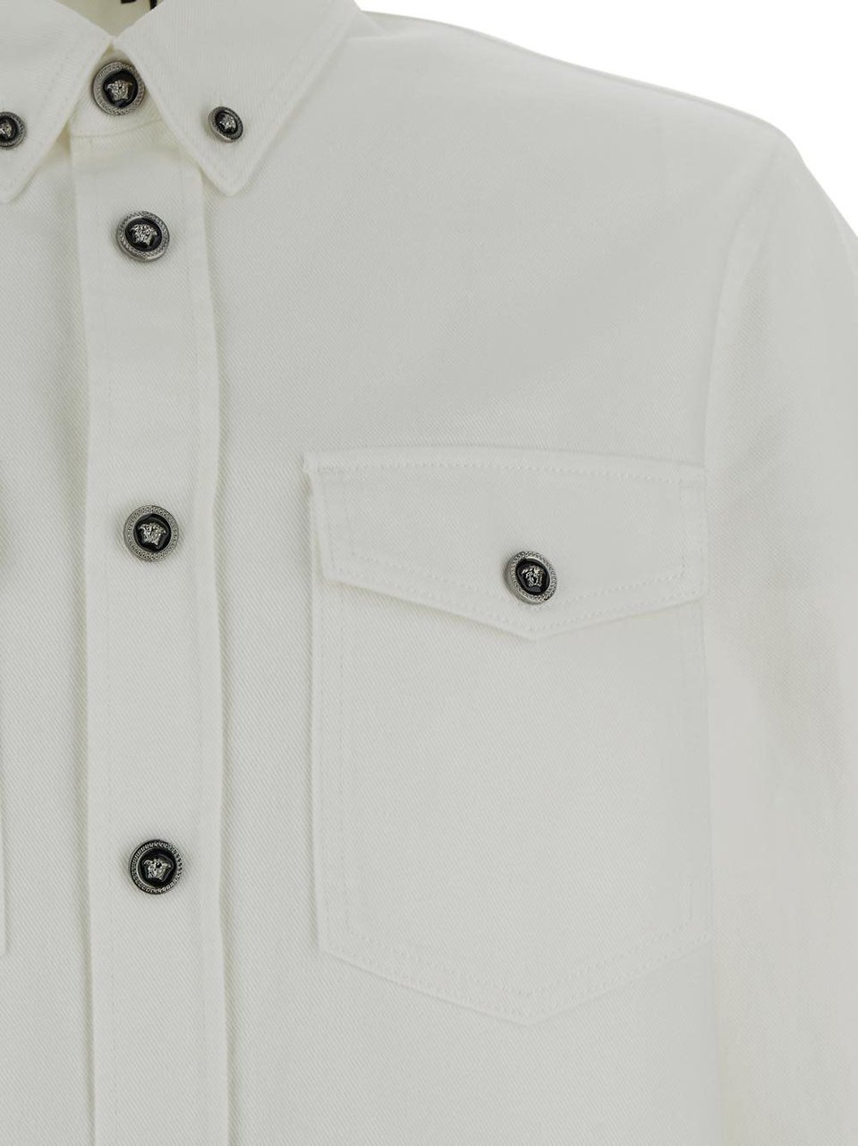Versace Cotton Shirt Wit