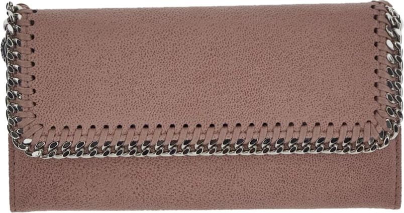 Stella McCartney Continental Flap Wallet Roze