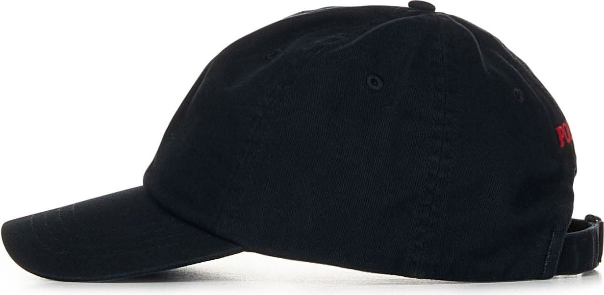 Ralph Lauren sport cap black Zwart