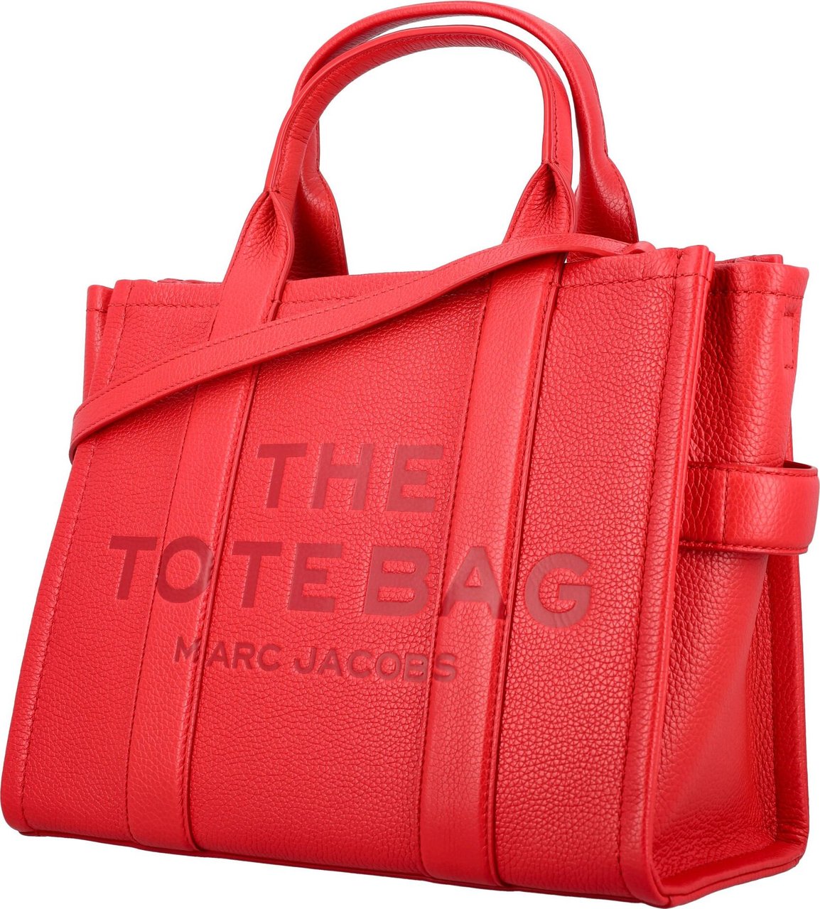 Marc Jacobs THE MEDIUM TOTE LEATHER Rood