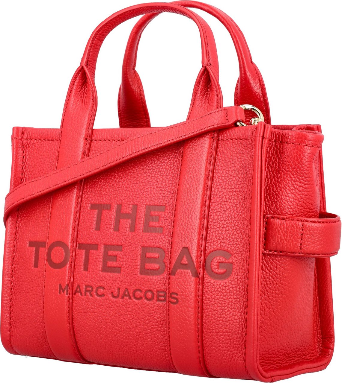 Marc Jacobs THE SMALL TOTE LEATHER Rood