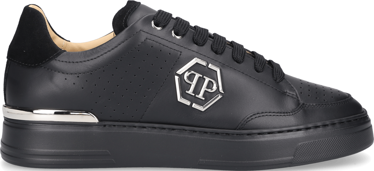 Philipp Plein Sneaker Low Usc Kalbsleder Ultra Black Zwart