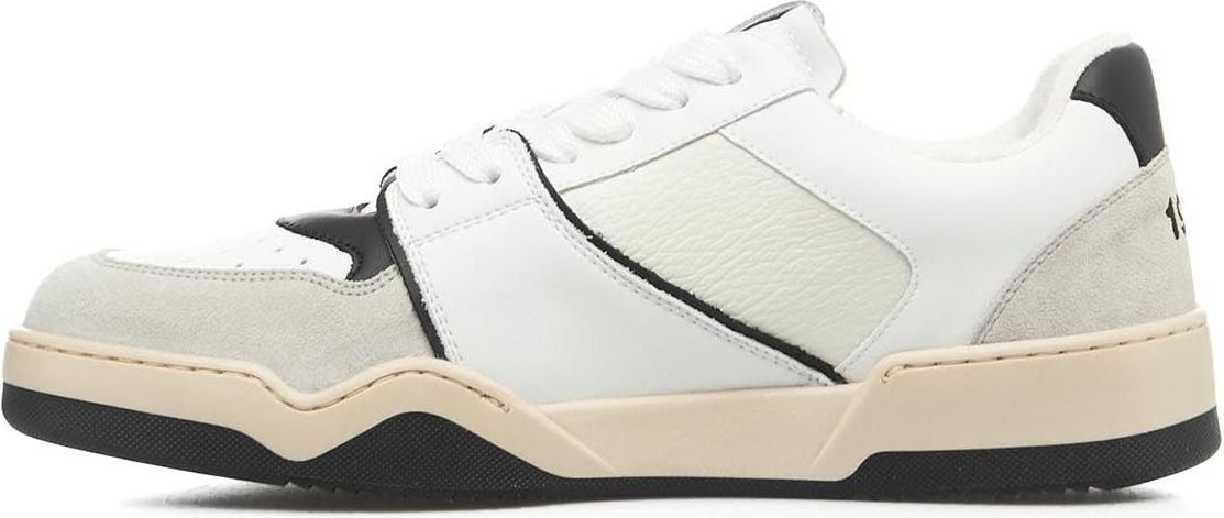 Dsquared2 Spiker White Black Sneaker White Wit
