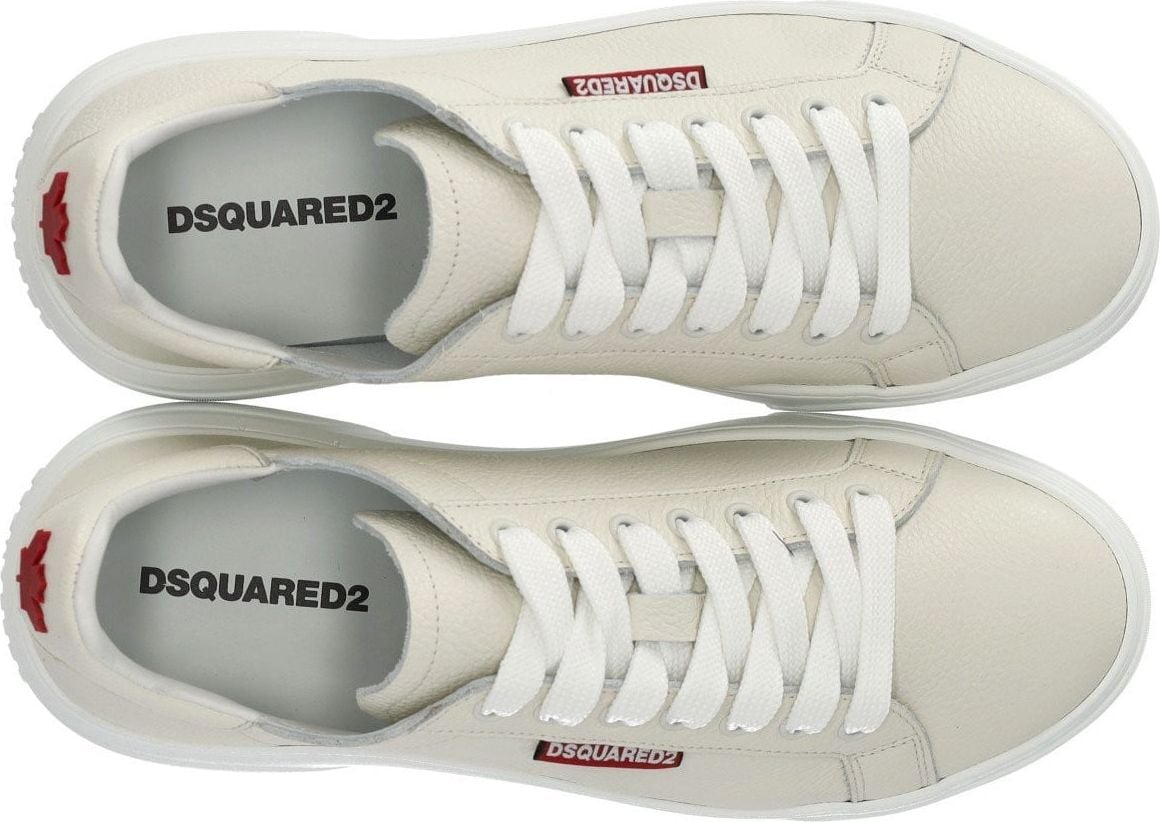 Dsquared2 Bumper Cream Sneaker White Wit