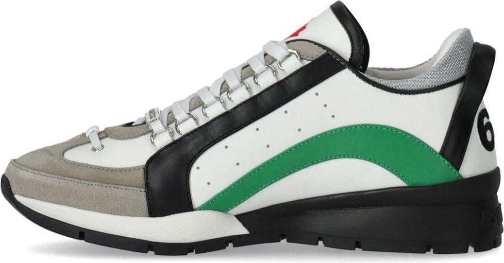 Dsquared2 Legendary White Green Sneaker White Wit