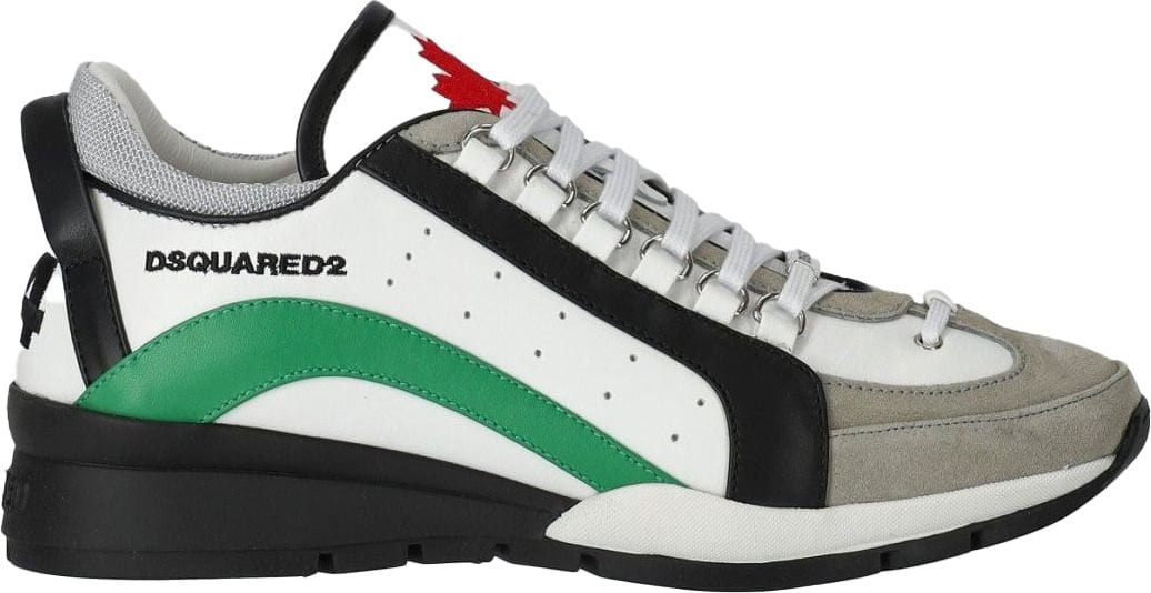 Dsquared2 Legendary White Green Sneaker White Wit