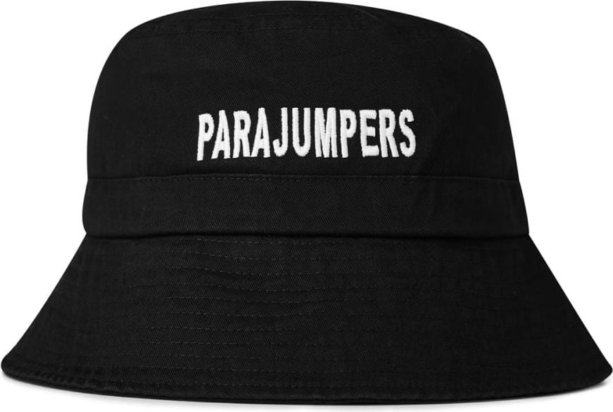 Parajumpers Printed Logo Bucket Hat Zwart