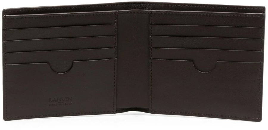 Lanvin Hobo Tie Logo Bifold Wallet Divers