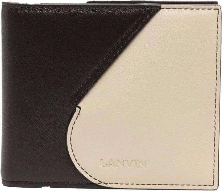 Lanvin Hobo Tie Logo Bifold Wallet Divers