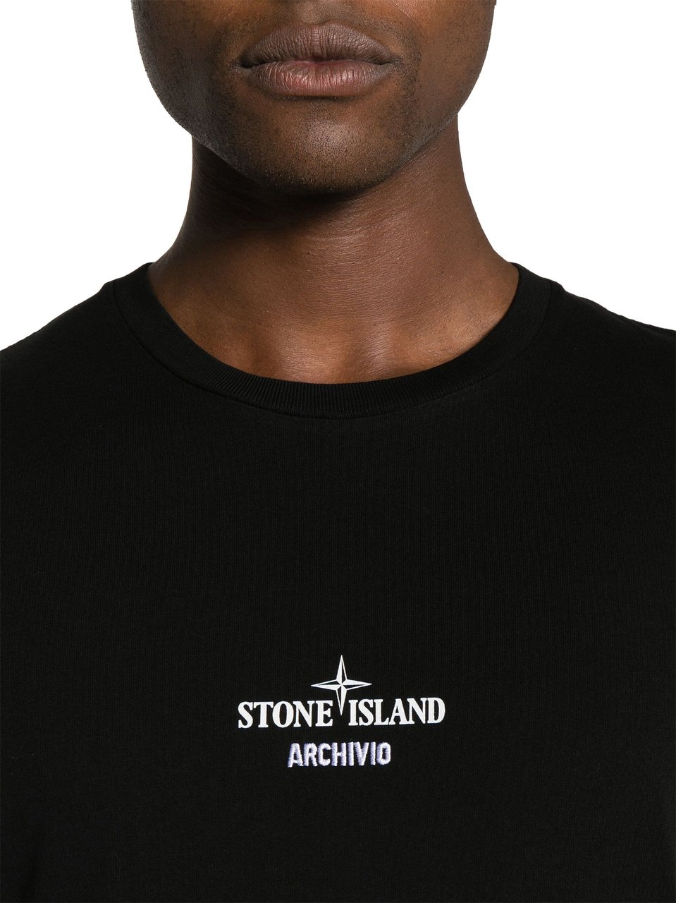Stone Island black archivio t-shirt Zwart