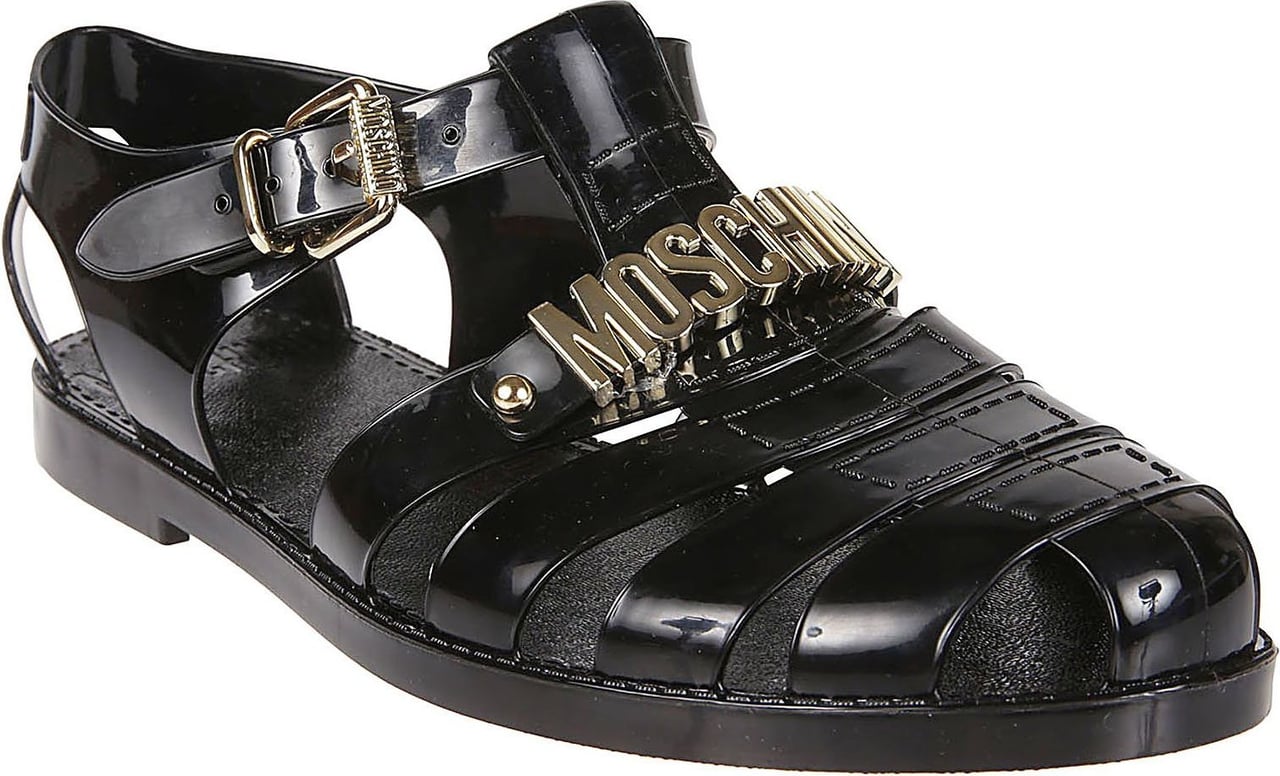 Moschino Jelly15 Sandals Black Zwart